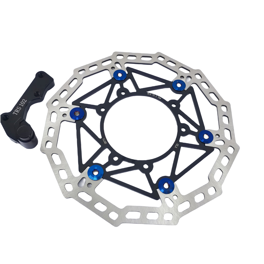 Oversized Floating Rotor Kit for Ultra Bee - 270mm + Adapter Bracket