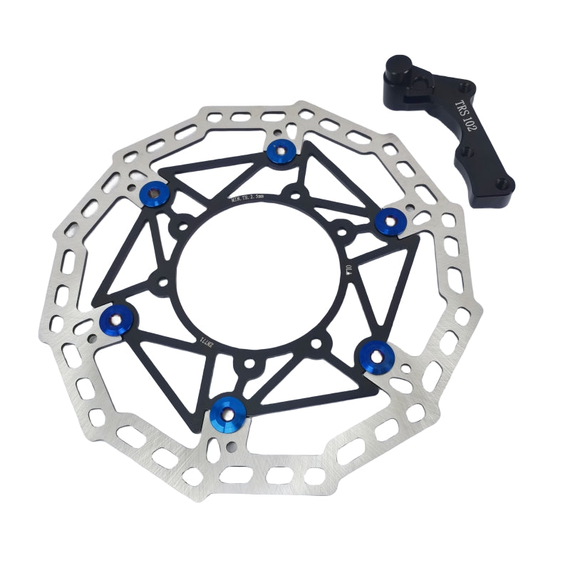 Oversized Floating Rotor Kit for Ultra Bee - 270mm + Adapter Bracket