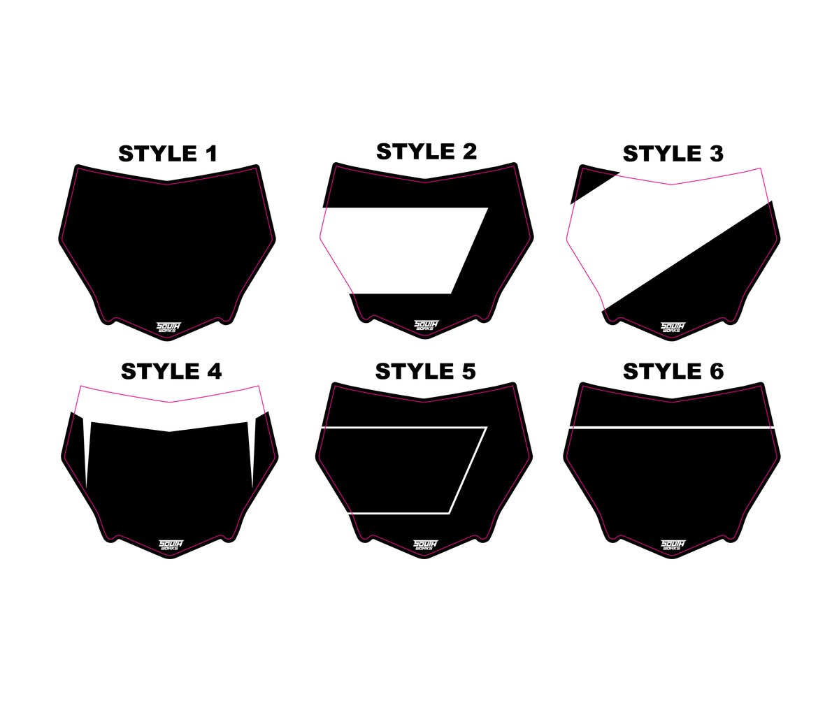 MOTOCUTZ FRONT PLATE DECAL